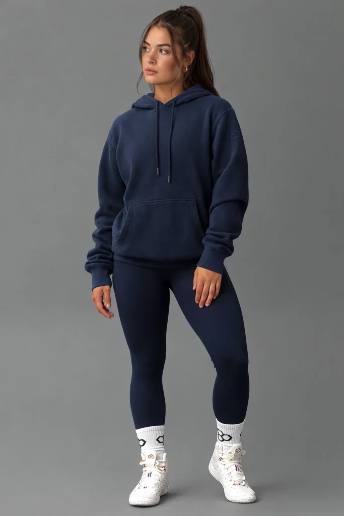 Navy Athletic Comfort Hoodie