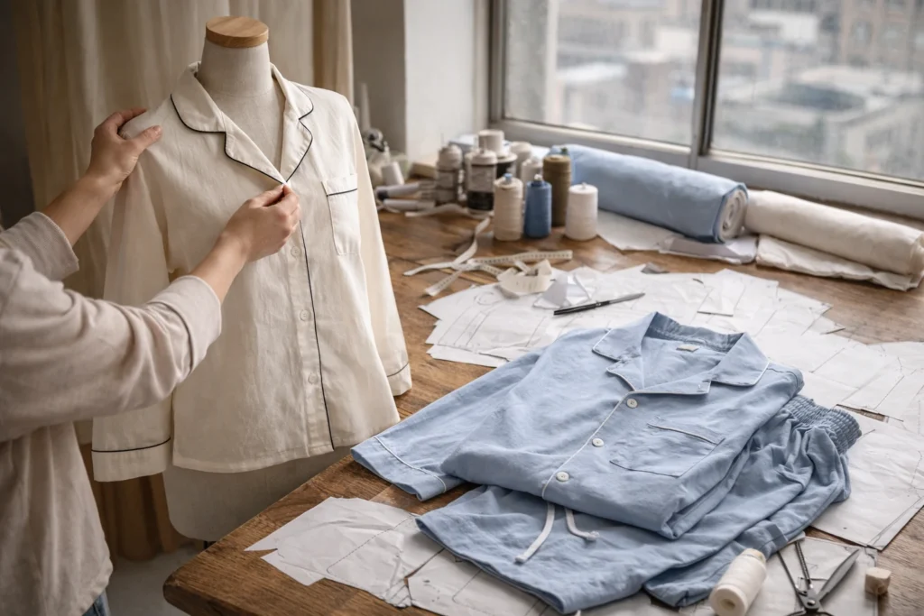 Cotton Pajama Set Development