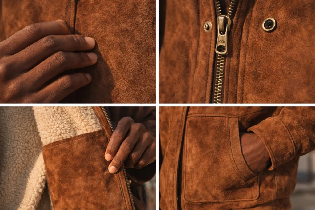 Key Design Features of Our Suede Jackets
