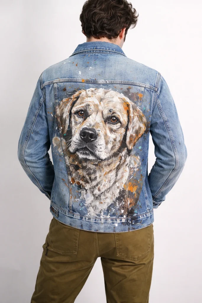 Custom Logo Denim Jacket