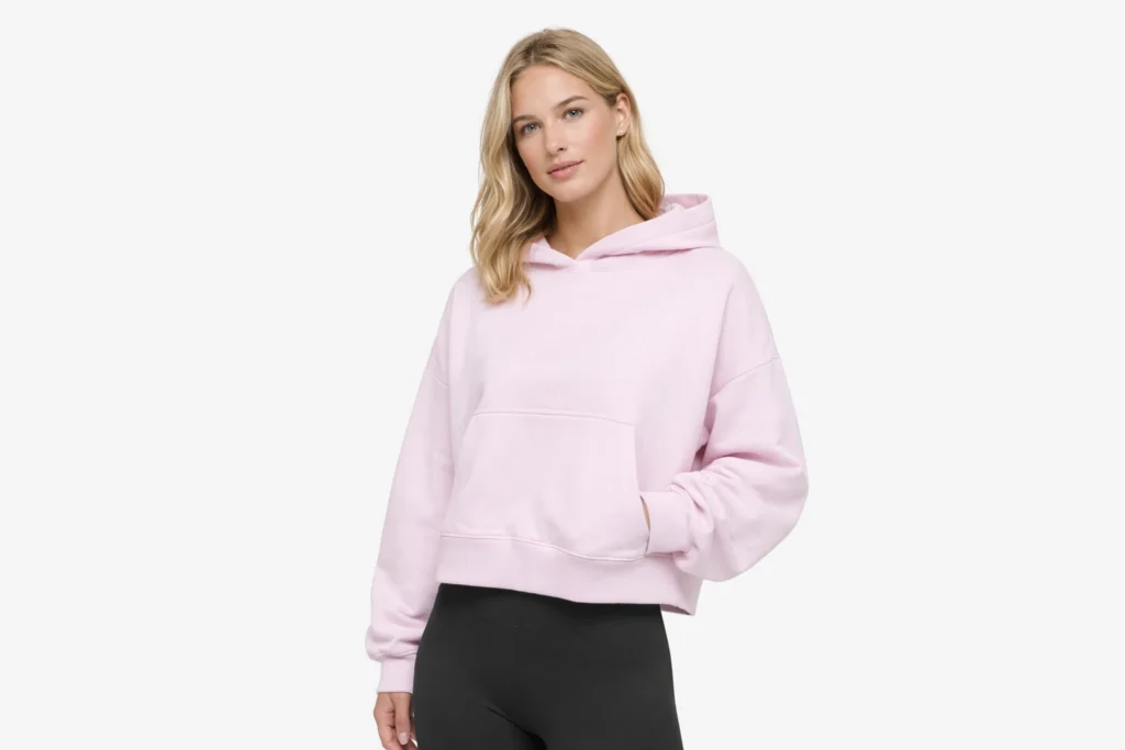 Oversized Cropped Hoodie
