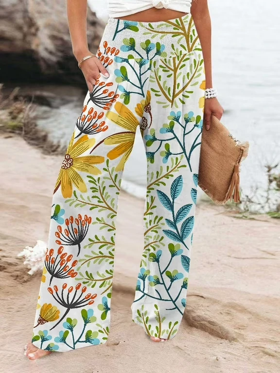 Printed Palazzo Pants