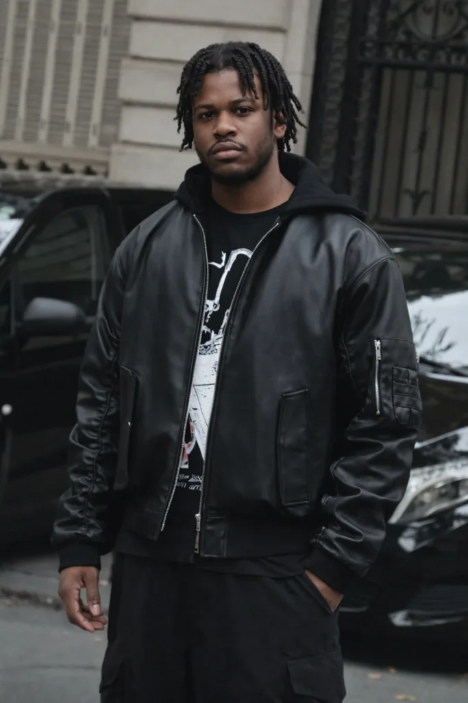 Oversized Bomber Jacket