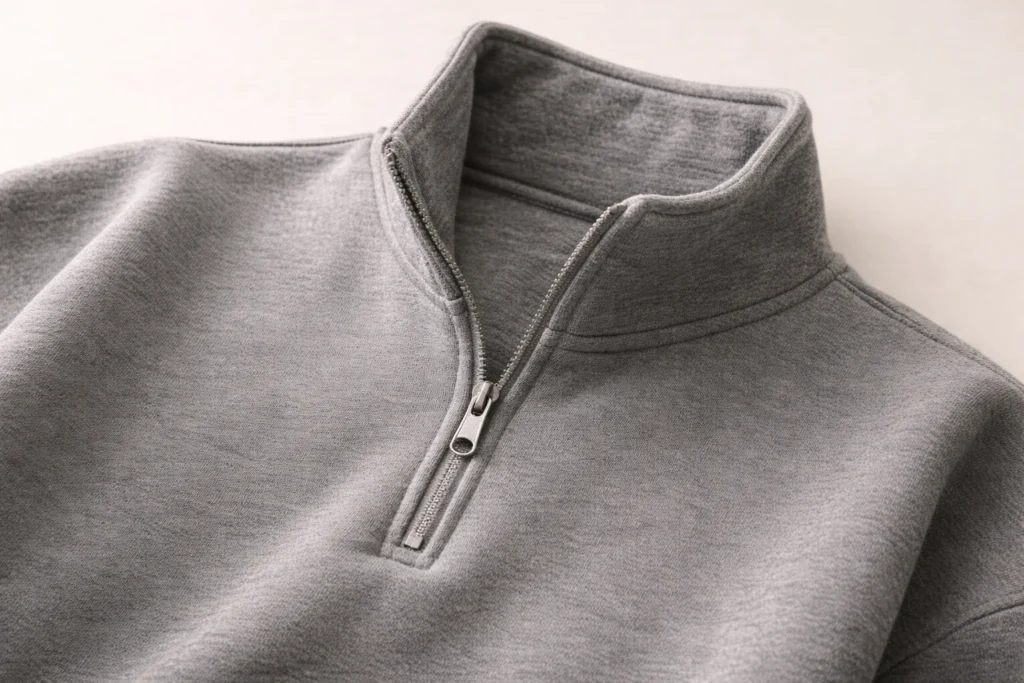 Half Zip Sweatshirt