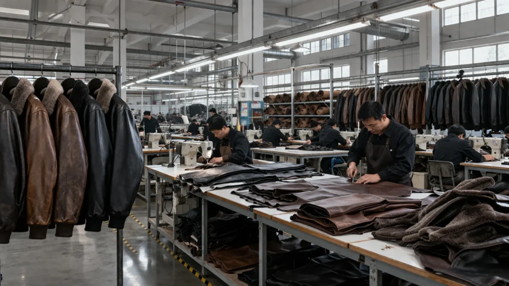 leather bomber jacket manufacturer